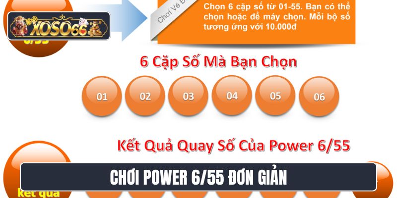 Chơi Power 6/55 đơn giản
