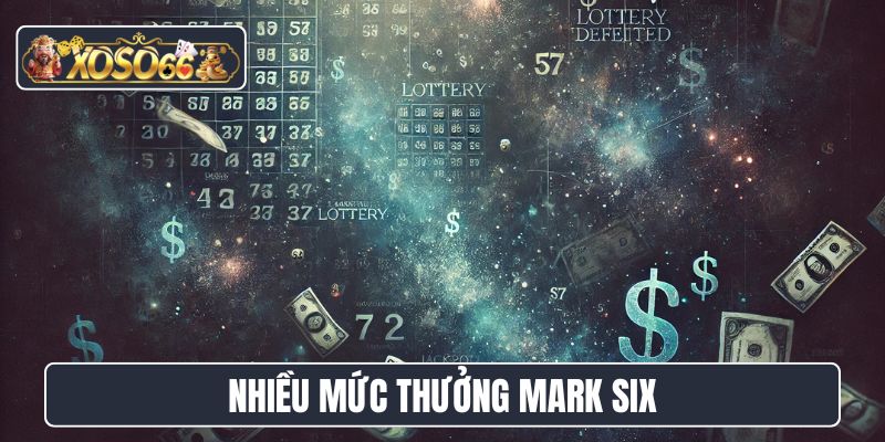 Nhiều mức thưởng Mark Six